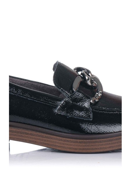 Mocassim com cadena - Pele Verniz | Pitillos | Club del Zapato