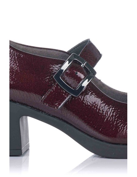 Mary Janes com salto - Couro envernizado | Pitillos | Club del Zapato