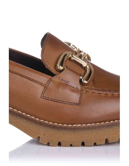 Mocasines com salto - Pele | Pitillos | Club del Zapato