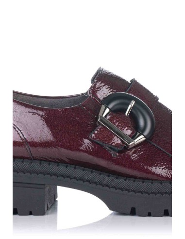 Sapato Blucher com fivela - Verniz | Pitillos | Club del Zapato