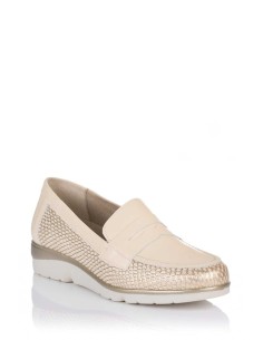 Mocassins de cunha - Couro 2