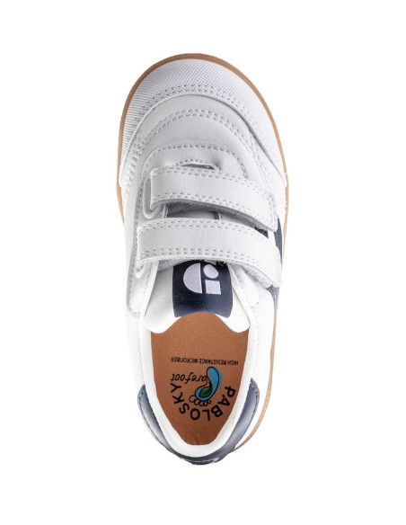 Sapatilha desportiva em pele - Barefoot | Pablosky | Club del Zapato