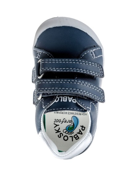 Sapatilha desportiva em pele - Barefoot | Pablosky | Club del Zapato