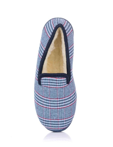 Chinelo de casa forrado - Xadrez | Norteñas | Club del Zapato