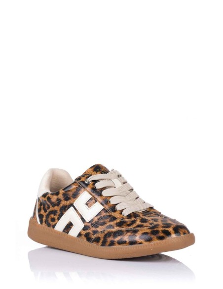 Sapatilha rasa - Padrão animal | D-Angela | Club del Zapato