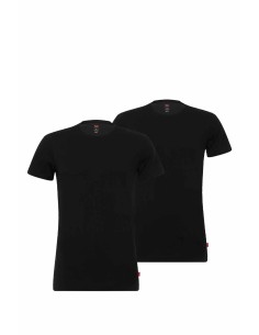 T-shirts clássicas de gola redonda do pacote 2