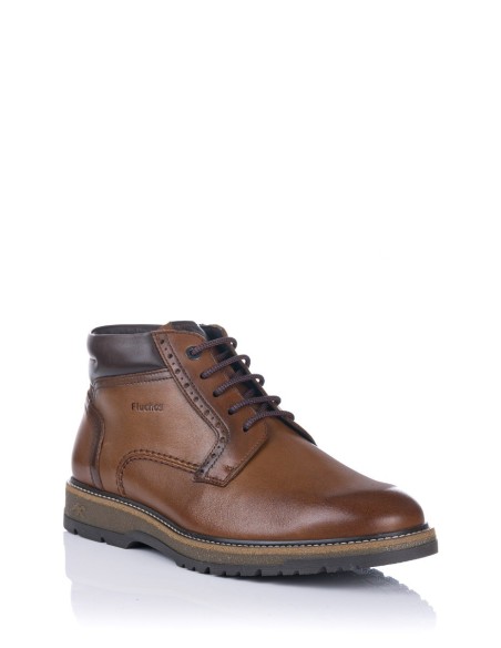 Bota em pele com atacadores | Fluchos | Club del Zapato
