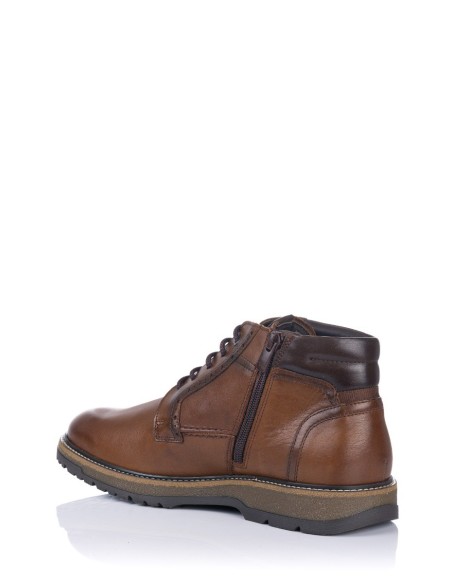 Bota em pele com atacadores | Fluchos | Club del Zapato