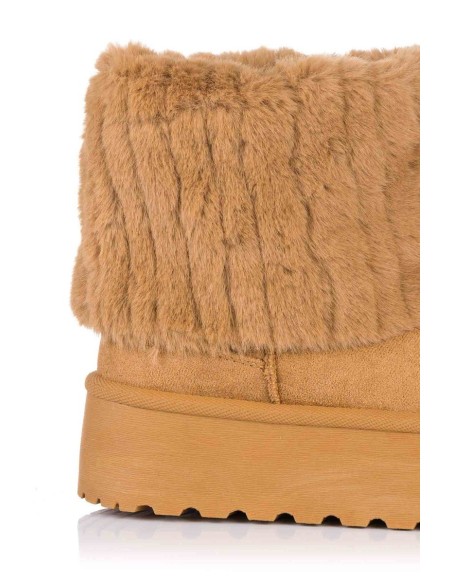 Bota australiana con plataforma - Vegana | Isteria | Club del Zapato