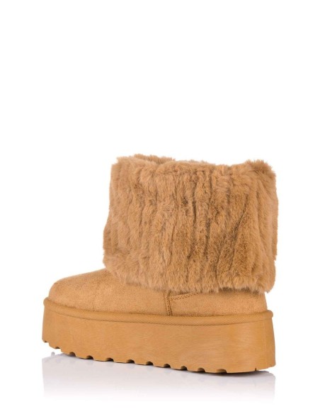 Bota australiana con plataforma - Vegana | Isteria | Club del Zapato