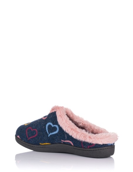 Chinelo de casa - Corações | Plumaflex | Club del Zapato