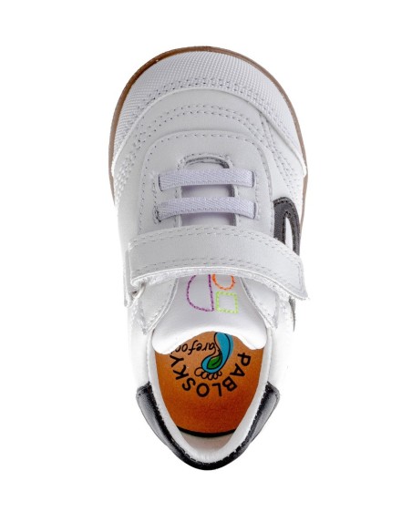 Sapatilha desportiva em pele - Barefoot | Pablosky | Club del Zapato