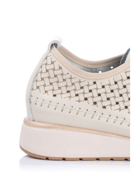 Sneaker com palmilha de memória - Pele | Treintas | Club del Zapato