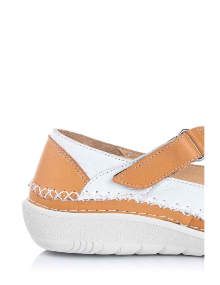 Mary Janes com velcro - Couro | 48 hours | Club del Zapato