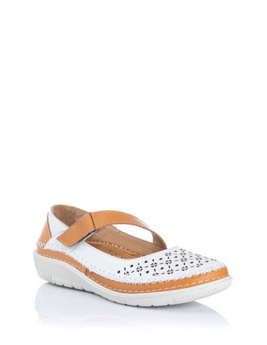Mary Janes com velcro - Couro | 48 hours | Club del Zapato