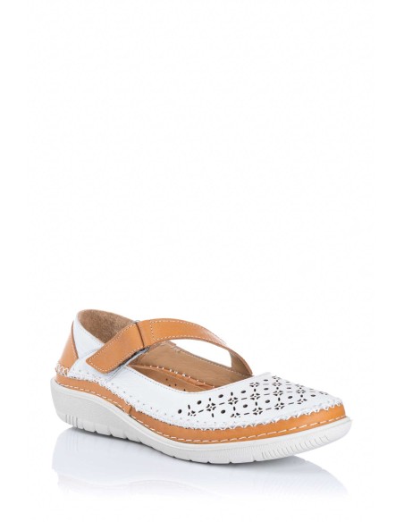Mary Janes com velcro - Couro | 48 hours | Club del Zapato