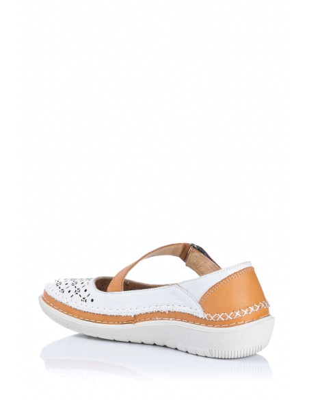 Mary Janes com velcro - Couro | 48 hours | Club del Zapato