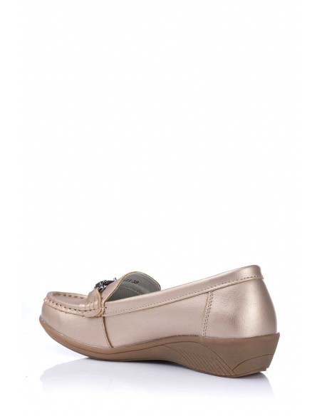 Mocassim com cunha - Pele | Vicmart | Club del Zapato