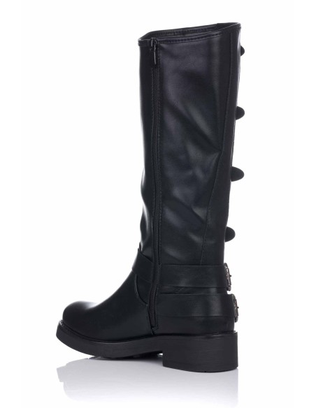 Bota motera con hebillas | Lady Glory | Club del Zapato