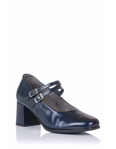 Mary Janes com salto - Couro envernizado | Pitillos | Club del Zapato