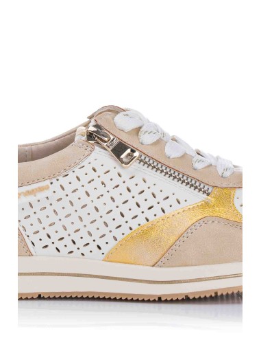 Sneaker com cremallera - Palmilha de memória | Amarpies | Club del Zapato