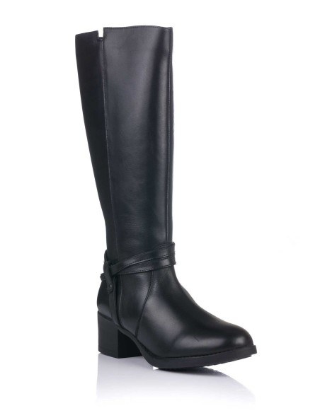 Bota alta con tacón - Piel | 48 hours | Club del Zapato
