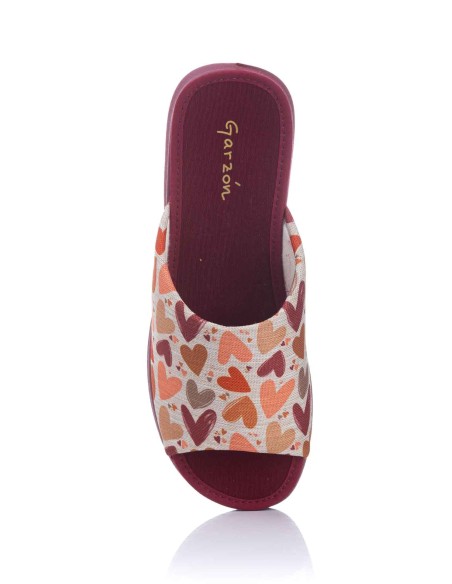Chinelo de casa - Corações | Garzón | Club del Zapato