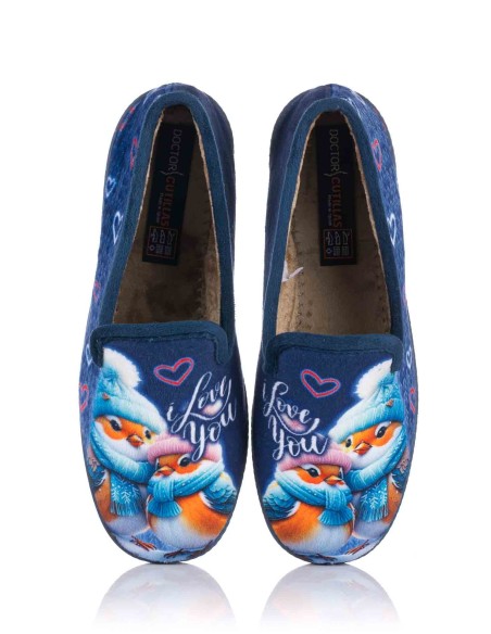 Zapatilla de casa - Pajaritos | Doctor Cutillas | Club del Zapato