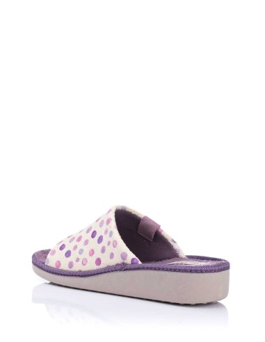 Chinelo de casa descalço - Bolinhas | Vul-ladi | Club del Zapato