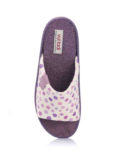 Chinelo de casa descalço - Bolinhas | Vul-ladi | Club del Zapato