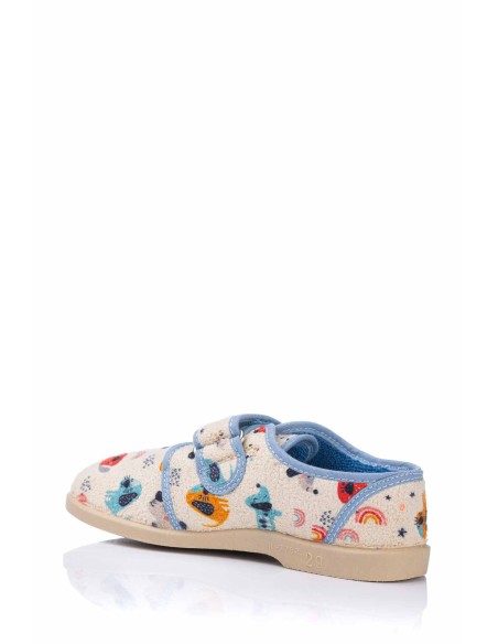 Chinelo de casa com velcro | Vul-ladi | Club del Zapato