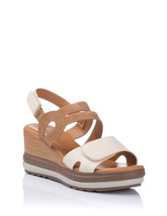 Sandalia con cuña - Velcro