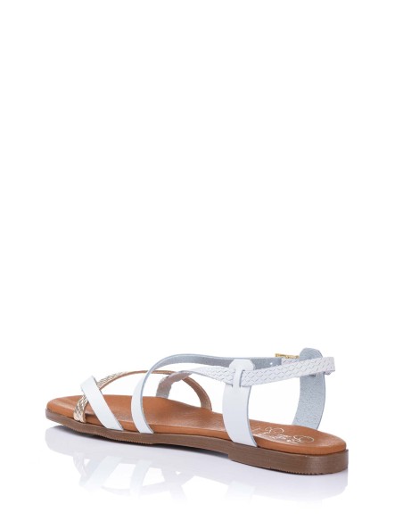 Sandália rasa - Pele | Oh! my sandals | Club del Zapato