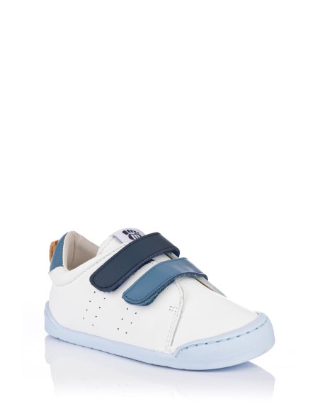Sapatilha desportiva com velcro - Pele | Club del Zapato