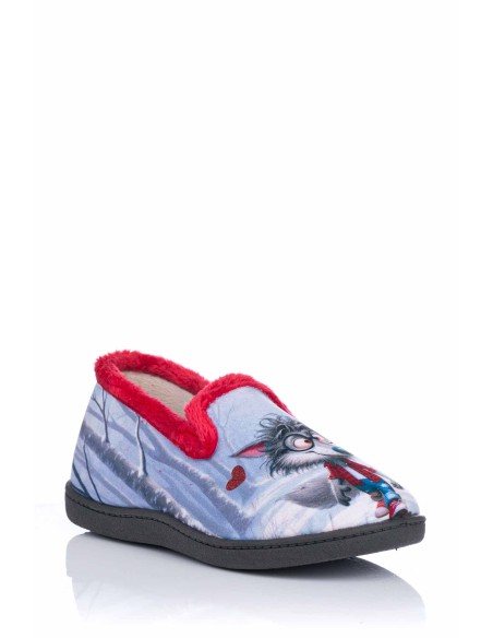Chinelo de casa - Chapeuzinho Vermelho e o lobo | Plumaflex | Club del Zapato