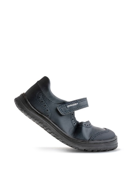 Sapato de colégio em pele - Barefoot | Pablosky | Club del Zapato