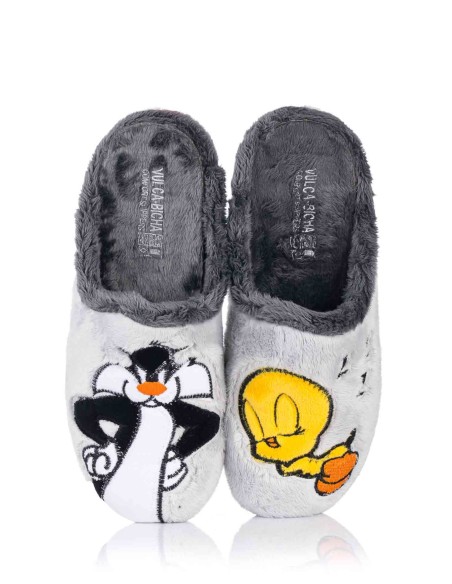 Chinelo para andar pela casa - "Tweety e Sylvester" | Vulca-bicha | Club del Zapato