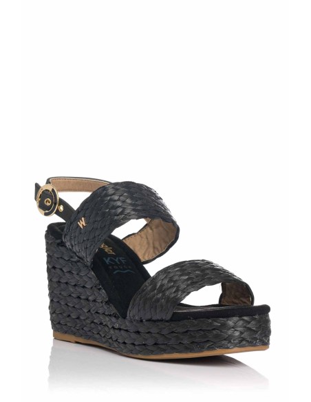 Sandália de cunha - Cohimbra Raffia | Wrangler | Club del Zapato