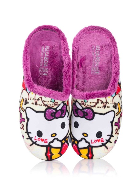 Chinelo de casa - Hello Kitty | Vulca-bicha | Club del Zapato