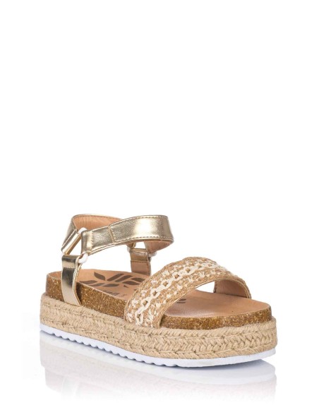 Sandália de Plataforma - Velcro | Club del Zapato