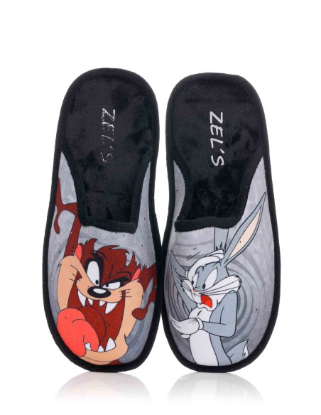 Chinelo de casa - Bugs Bunny e Taz | Zel's | Club del Zapato