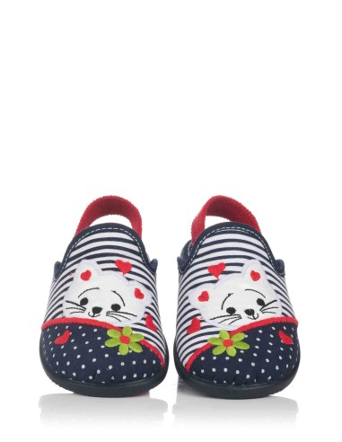 Chinelo de casa com gatinho | Vul-ladi | Club del Zapato