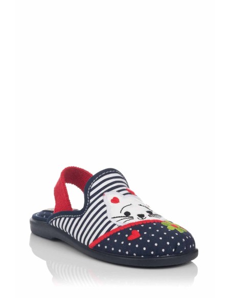 Chinelo de casa com gatinho | Vul-ladi | Club del Zapato