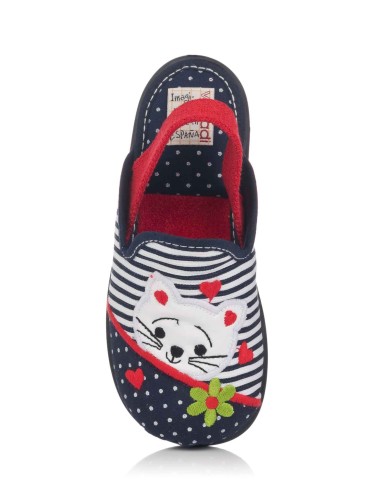 Chinelo de casa com gatinho | Vul-ladi | Club del Zapato