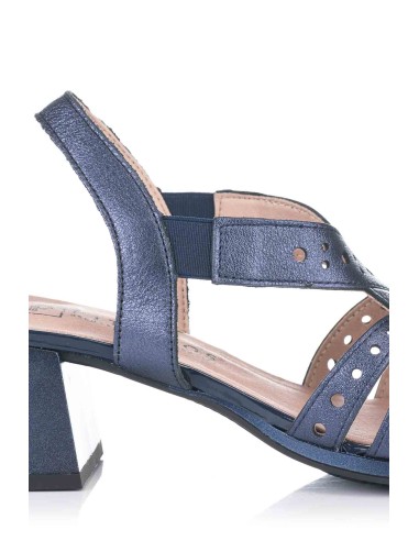 Sandália com salto - Pele | Pitillos | Club del Zapato