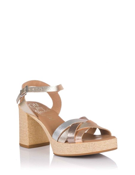 Sandália de tiras em pele | Oh! my sandals | Club del Zapato