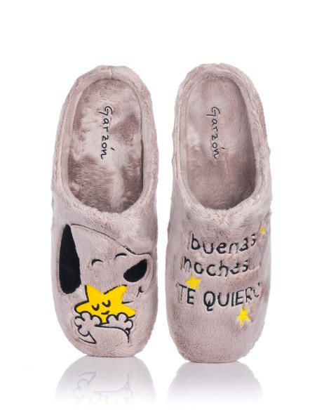 Chinelo de casa - Cão - Boa noite adoro-te | Garzón | Club del Zapato