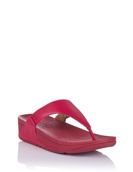Sandália com cunha Lulu - Pele | FitFlop | Club del Zapato