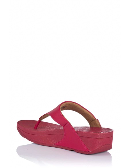 Sandália com cunha Lulu - Pele | FitFlop | Club del Zapato