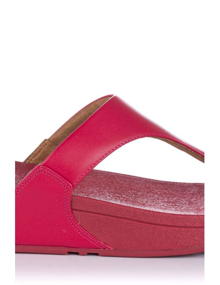Sandália com cunha Lulu - Pele | FitFlop | Club del Zapato